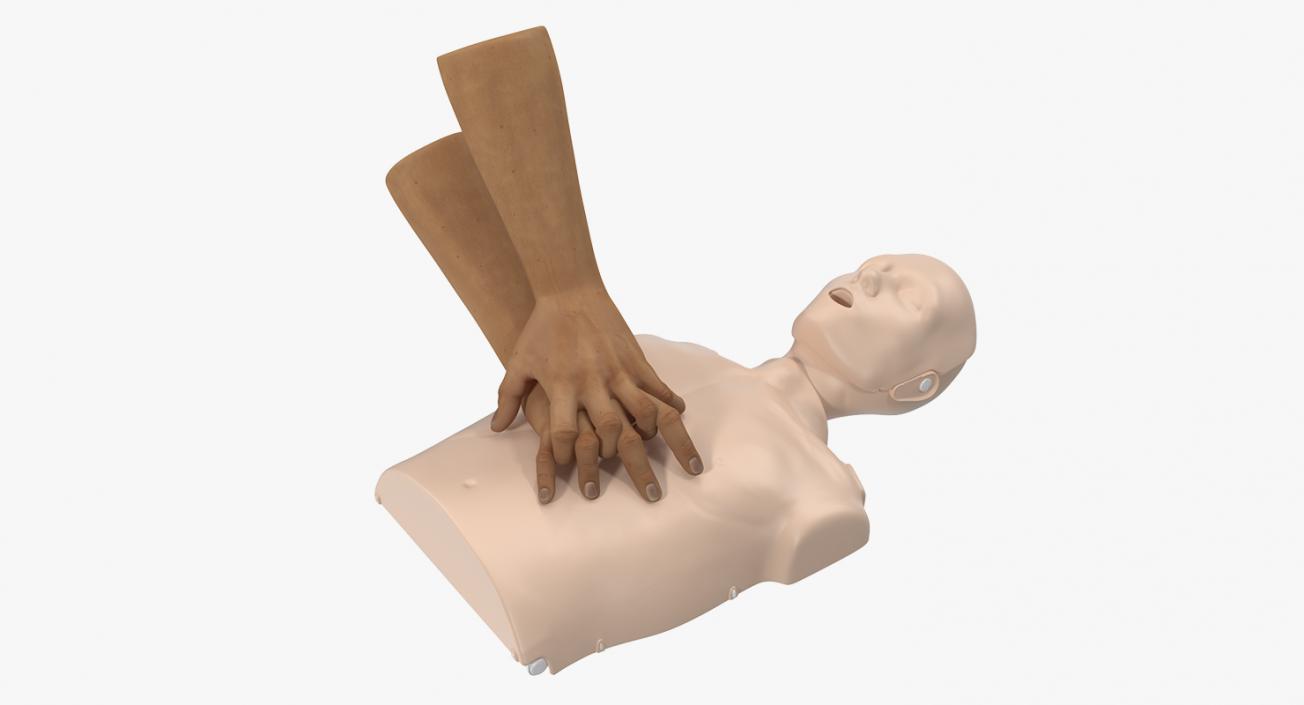 CPR Dummy Chest Compression 3D