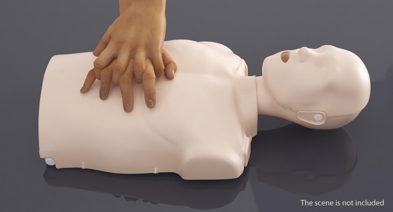 CPR Dummy Chest Compression 3D