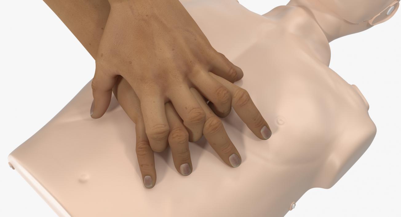 CPR Dummy Chest Compression 3D