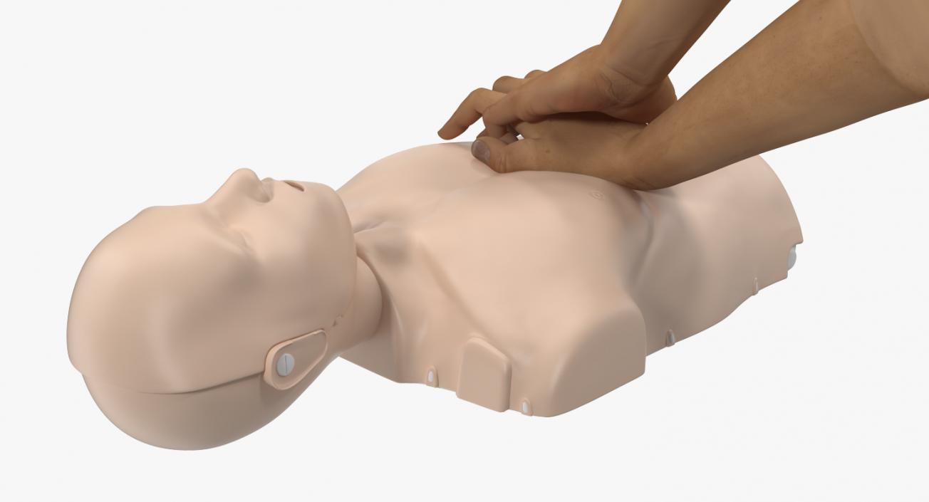 CPR Dummy Chest Compression 3D