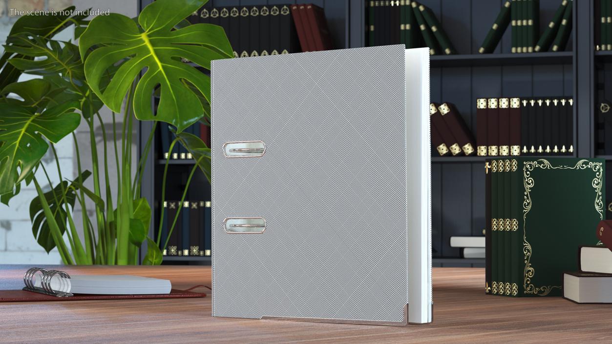 3D Hardcover Folder with Sheets model