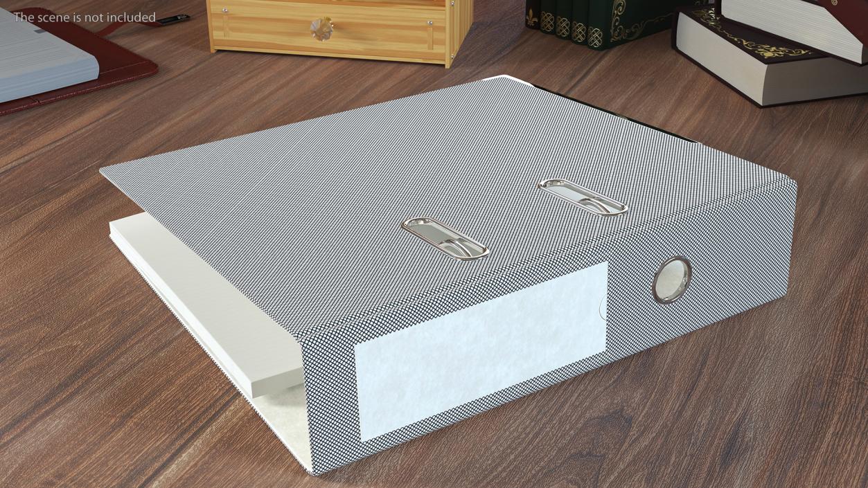 3D Hardcover Folder with Sheets model