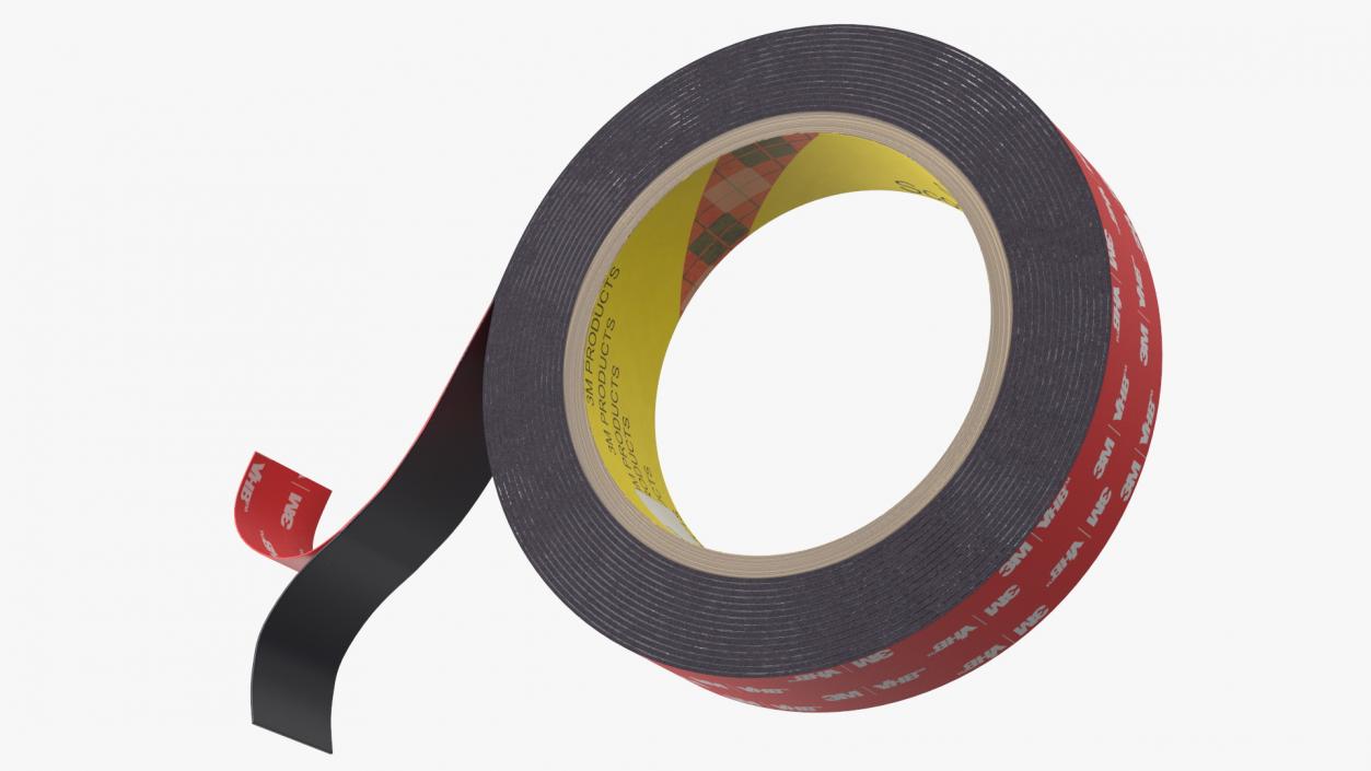 VHB 3M 5952 Double Sided Acrylic Foam Tape 3D