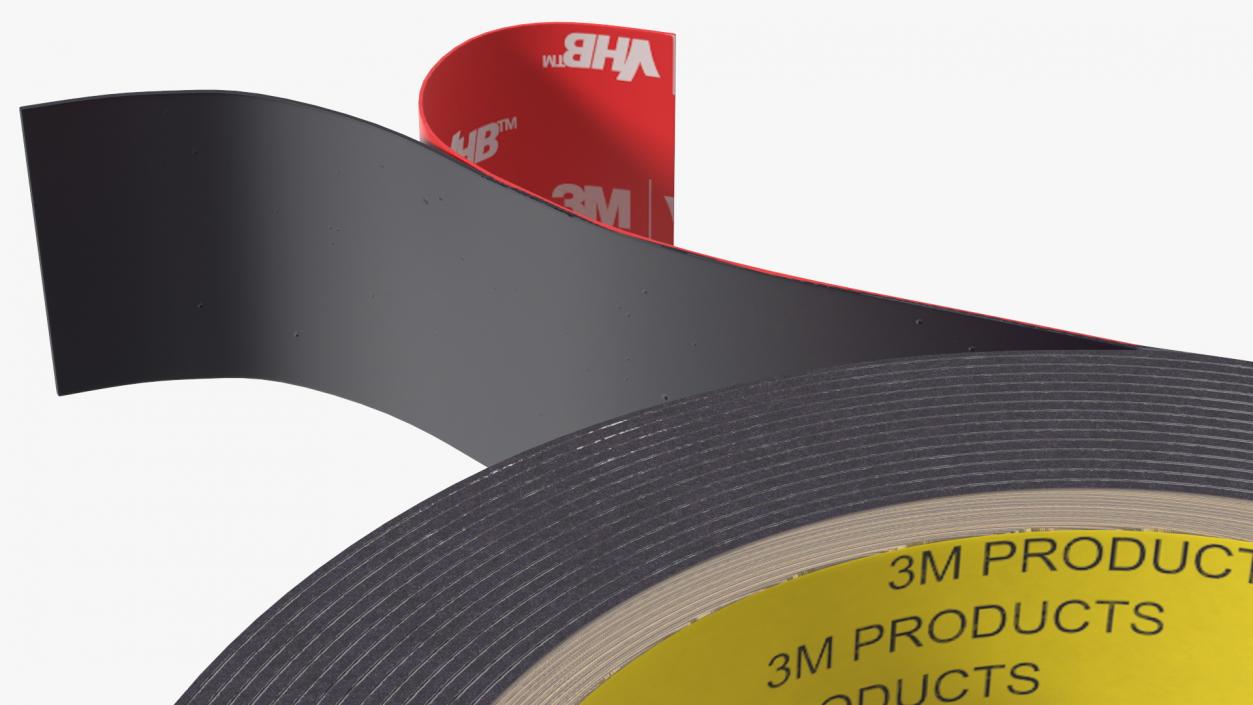 VHB 3M 5952 Double Sided Acrylic Foam Tape 3D