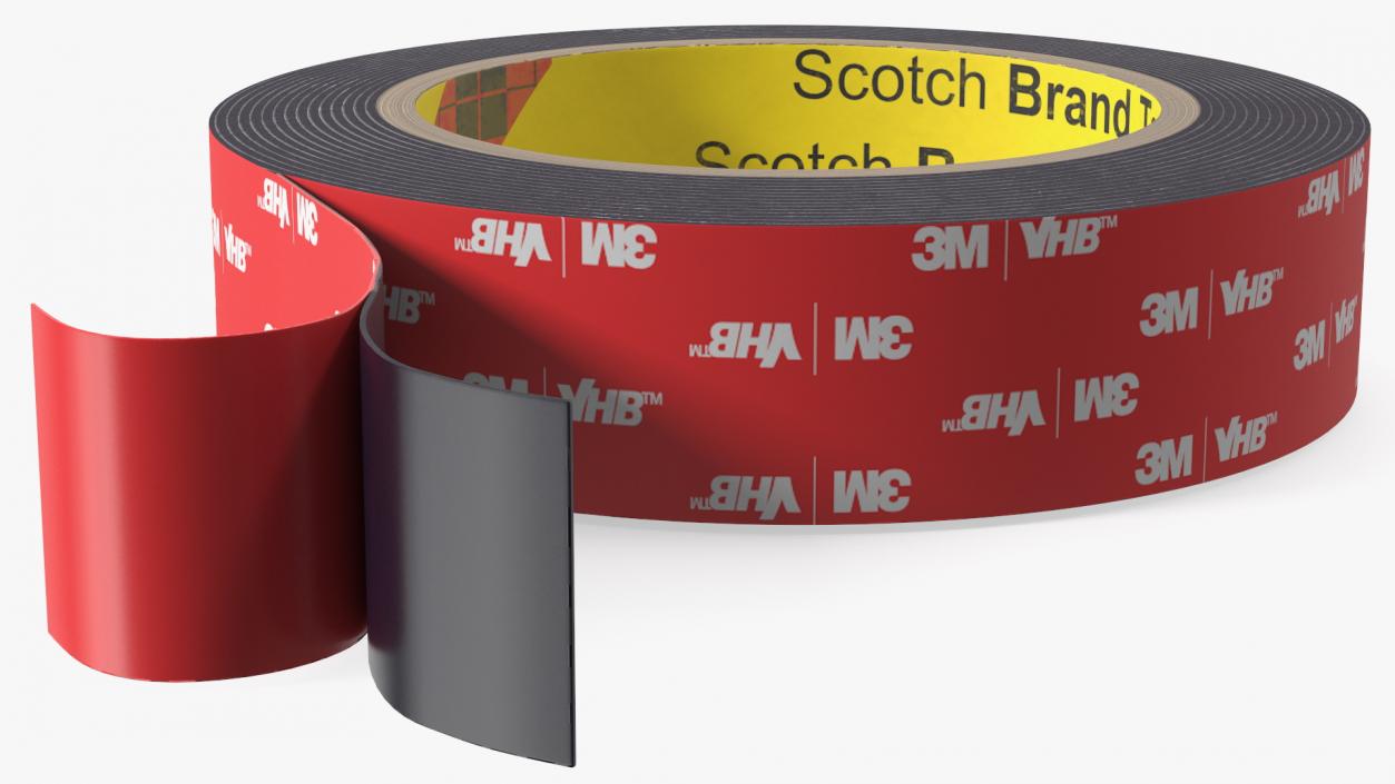 VHB 3M 5952 Double Sided Acrylic Foam Tape 3D