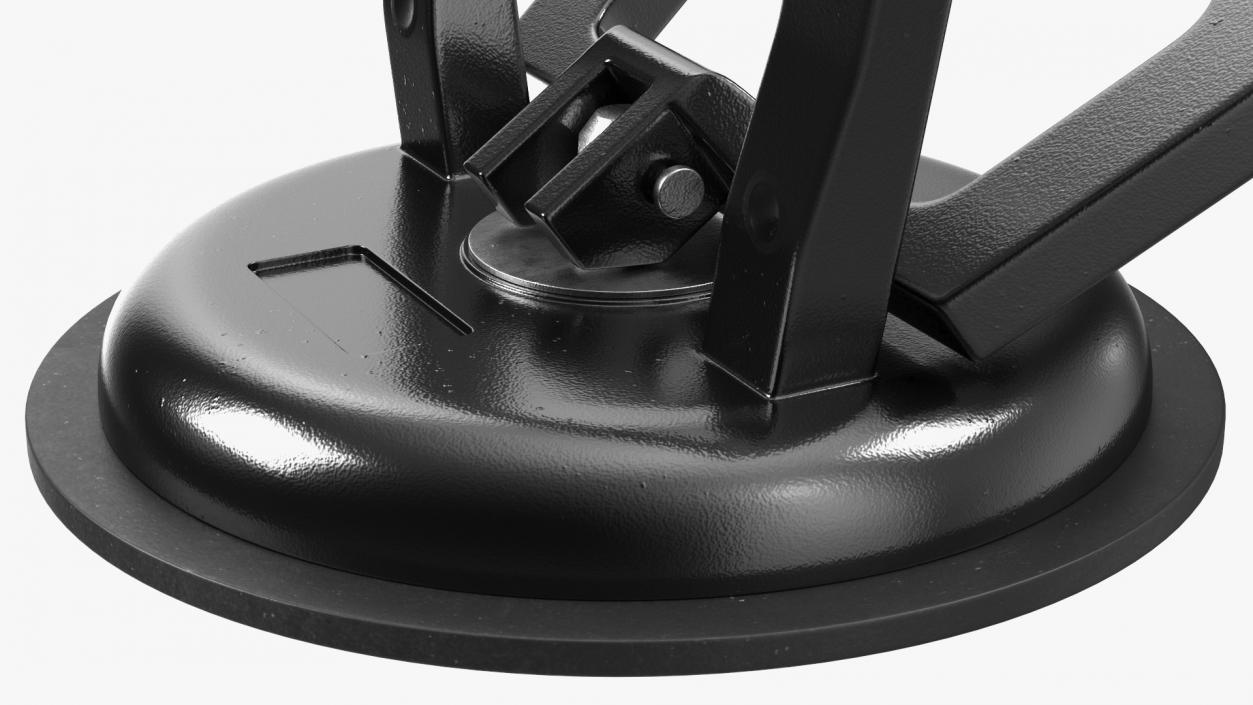 Vacuum Suction Cup Black 3D model