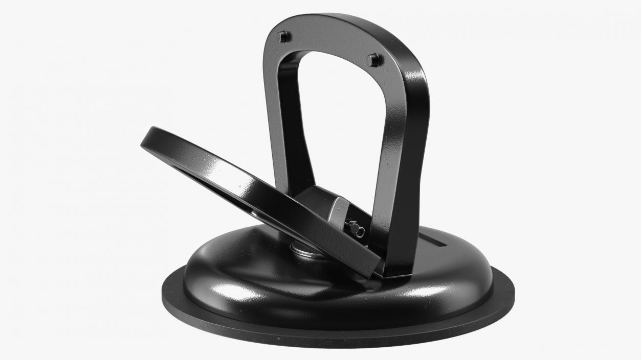 Vacuum Suction Cup Black 3D model