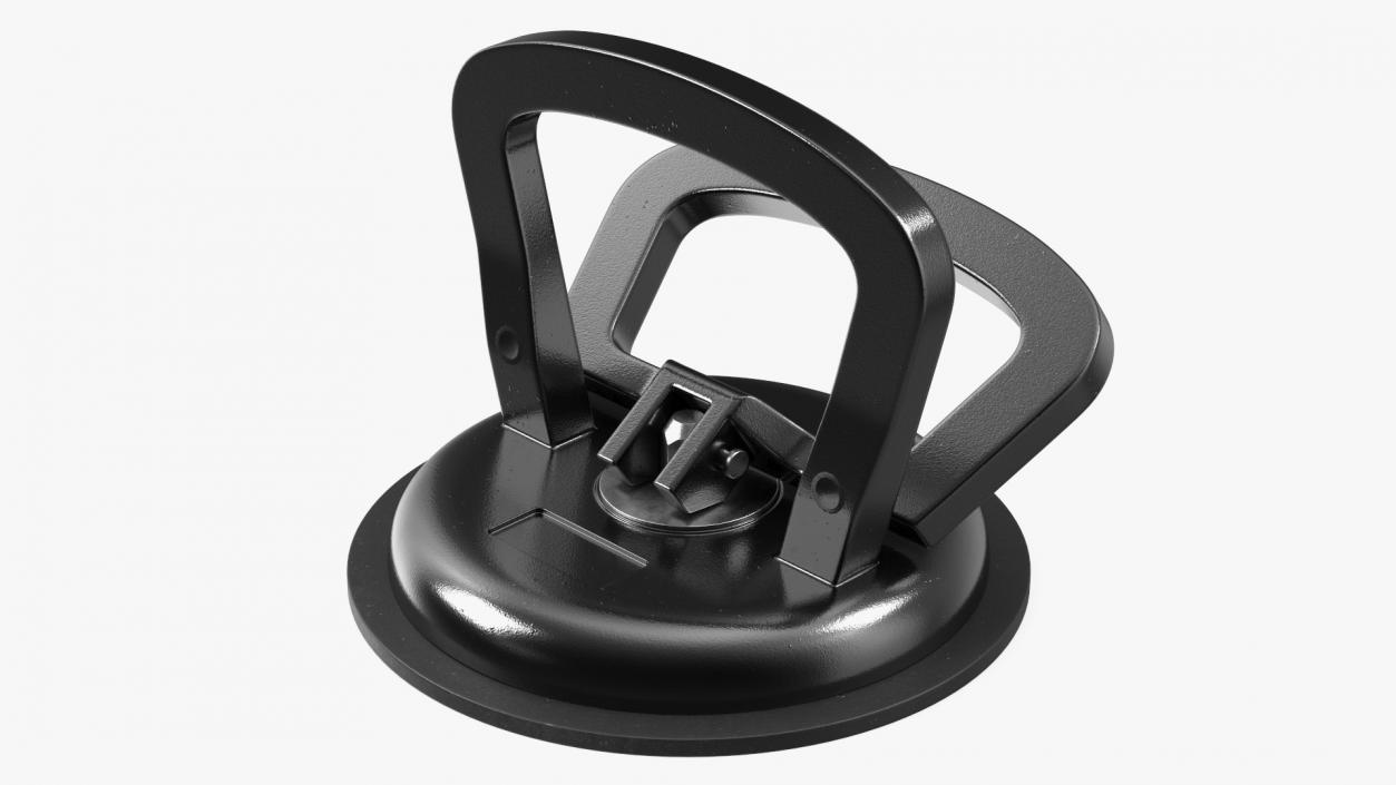 Vacuum Suction Cup Black 3D model