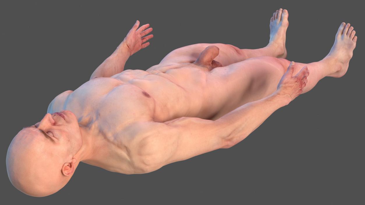 Male Full Body Nude 3D model