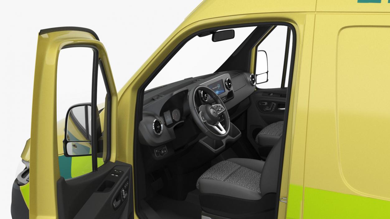 Mercedes Benz Sprinter Emergency Ambulance 3D