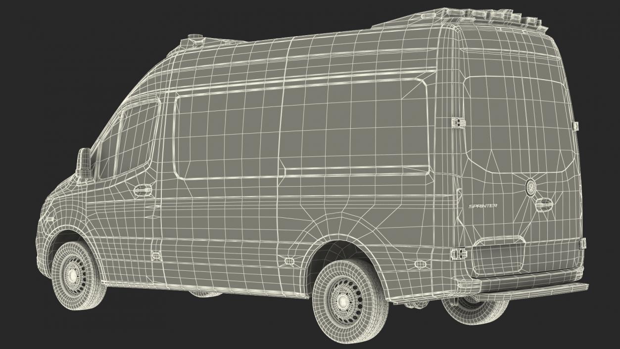 Mercedes Benz Sprinter Emergency Ambulance 3D