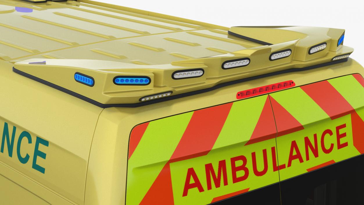 Mercedes Benz Sprinter Emergency Ambulance 3D