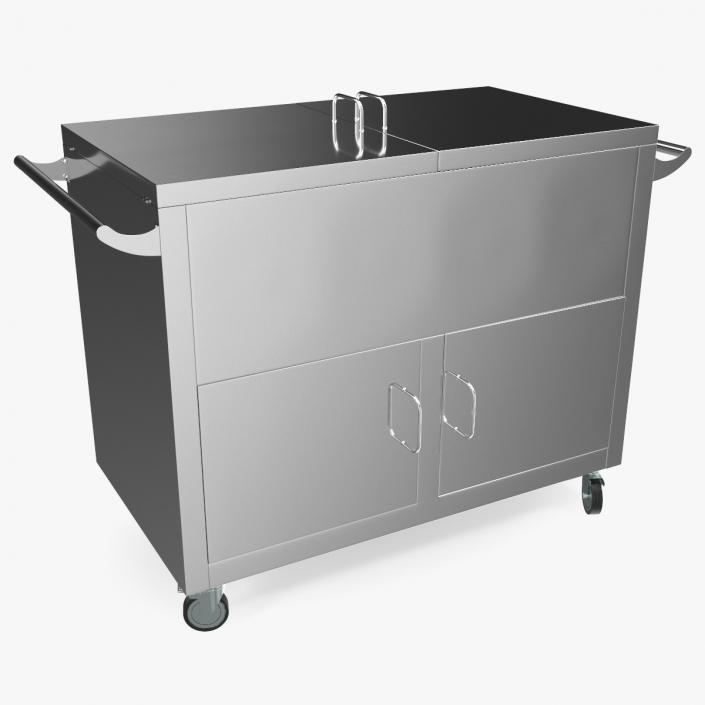 Stainless Steel Case Cart 2 3D