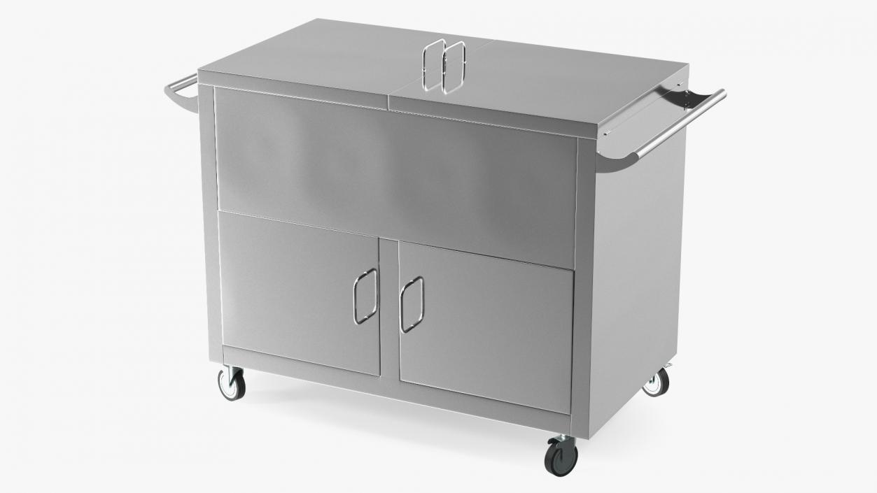 Stainless Steel Case Cart 2 3D