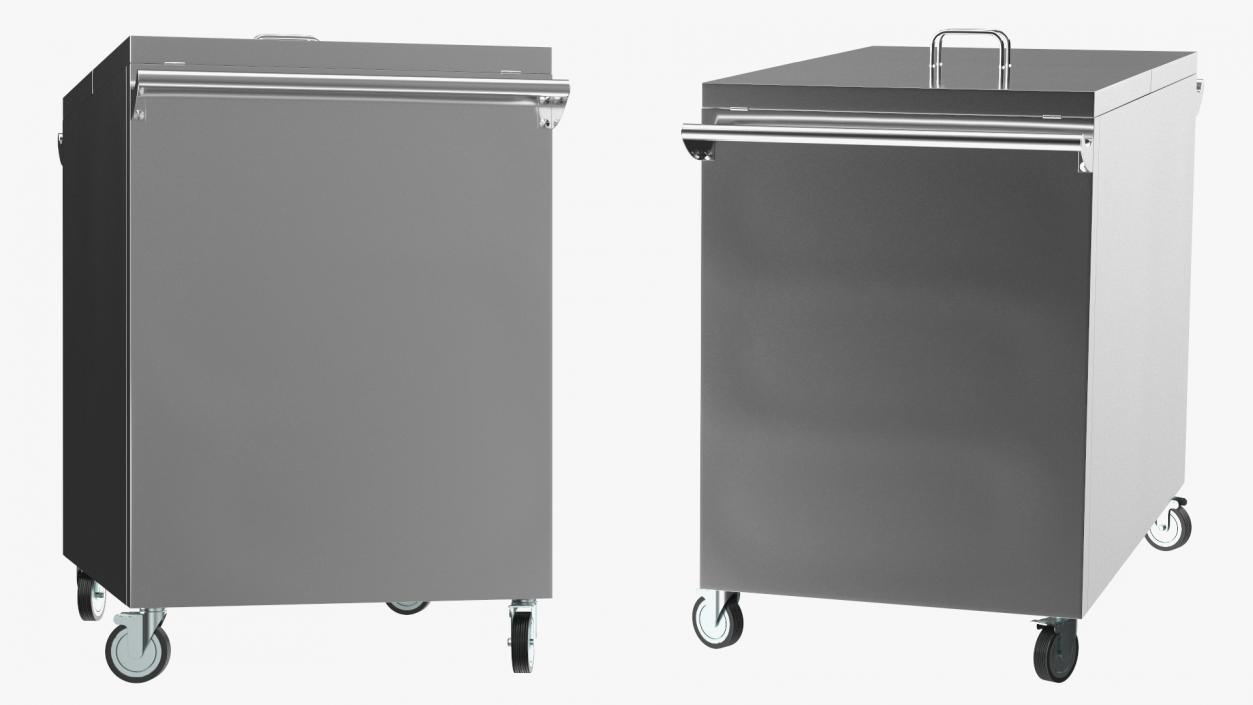 Stainless Steel Case Cart 2 3D