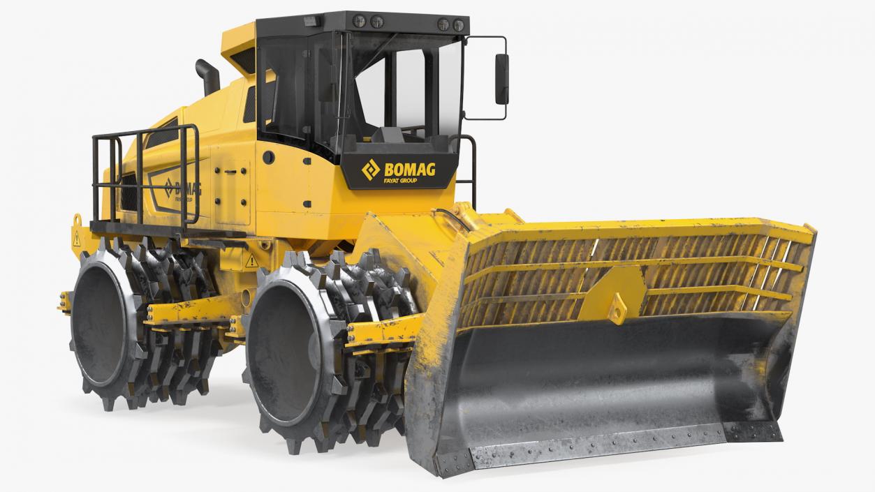 Bomag BC 473 RB5 Refuse Compactor Dusty 3D model