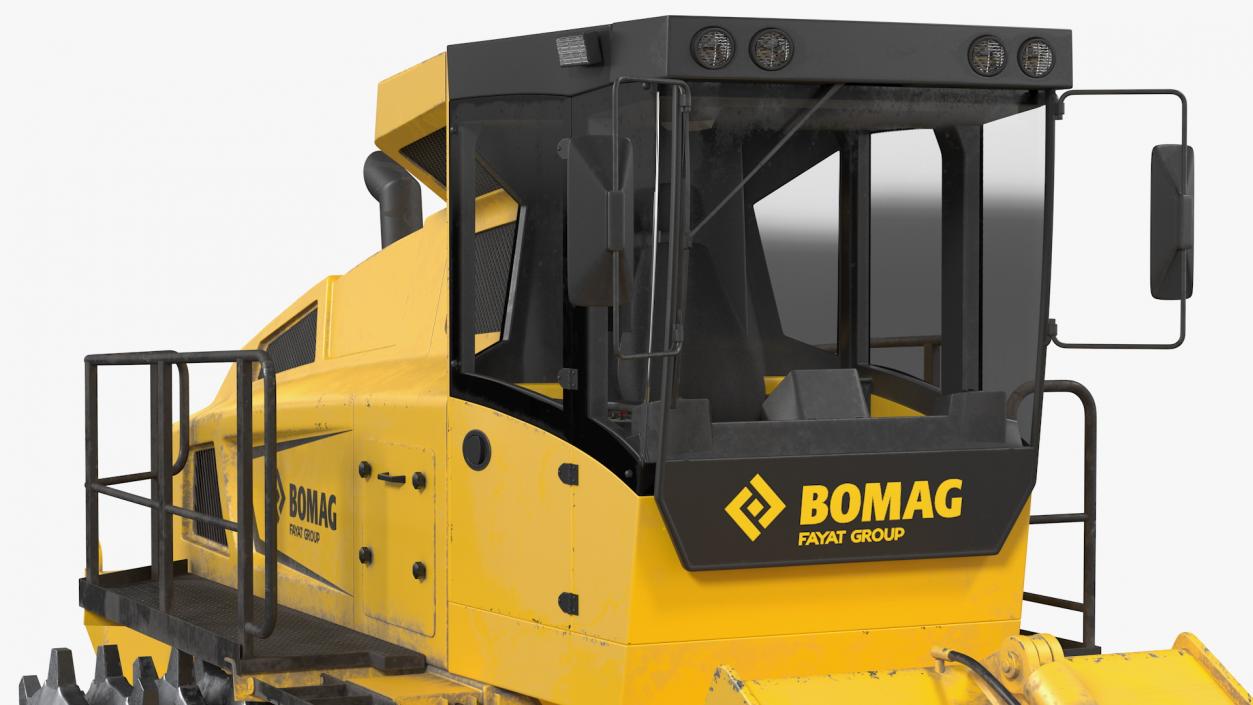 Bomag BC 473 RB5 Refuse Compactor Dusty 3D model