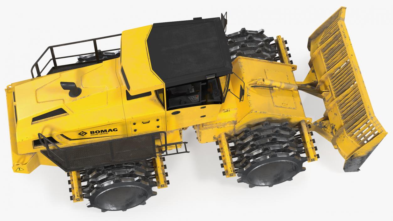 Bomag BC 473 RB5 Refuse Compactor Dusty 3D model