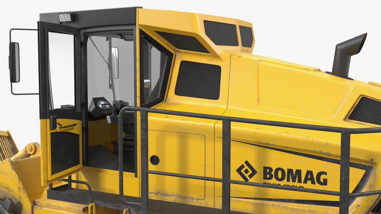 Bomag BC 473 RB5 Refuse Compactor Dusty 3D model