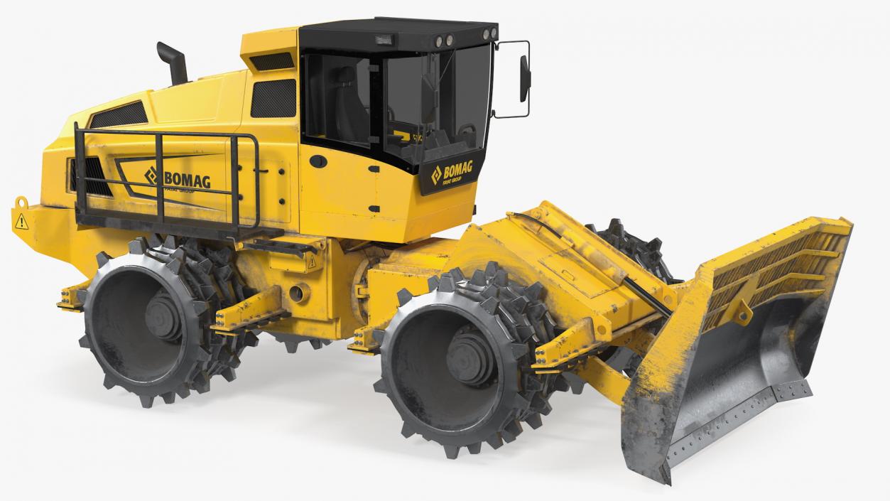 Bomag BC 473 RB5 Refuse Compactor Dusty 3D model