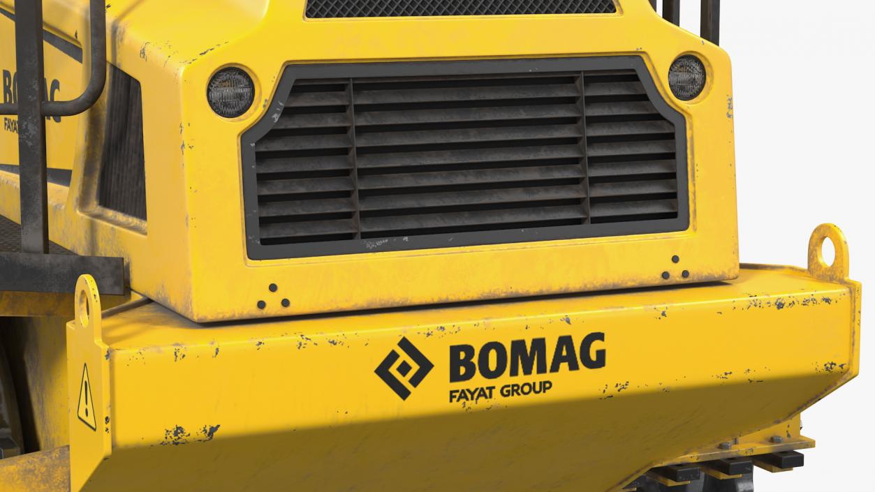 Bomag BC 473 RB5 Refuse Compactor Dusty 3D model