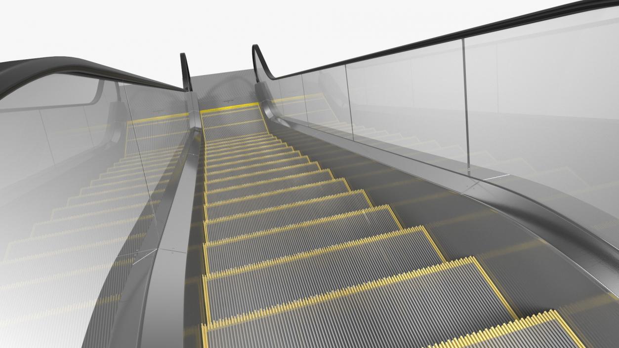 3D model Commercial Escalator