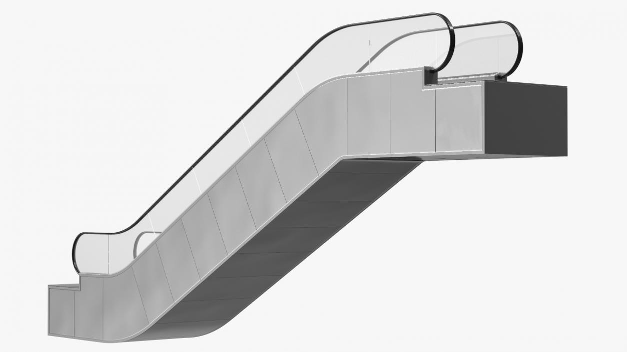 3D model Commercial Escalator