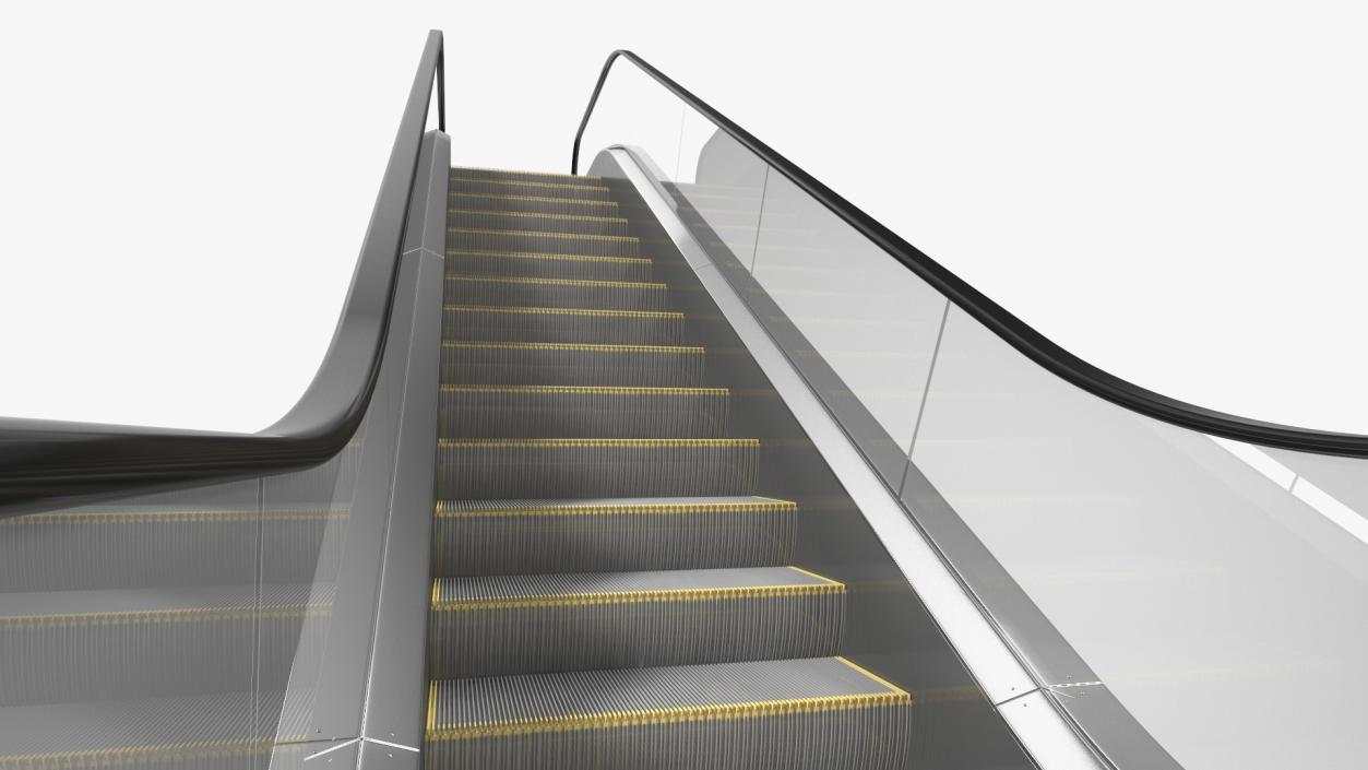 3D model Commercial Escalator