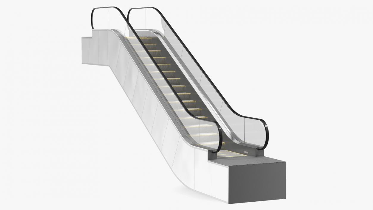 3D model Commercial Escalator