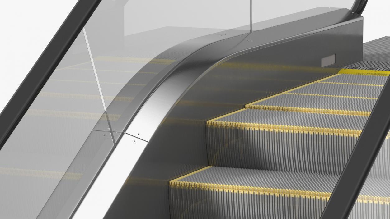 3D model Commercial Escalator