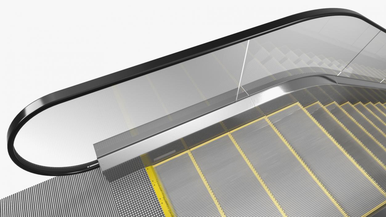 3D model Commercial Escalator