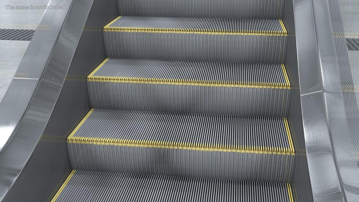 3D model Commercial Escalator