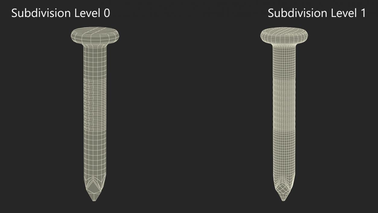 3D Joist Hanger Nails model