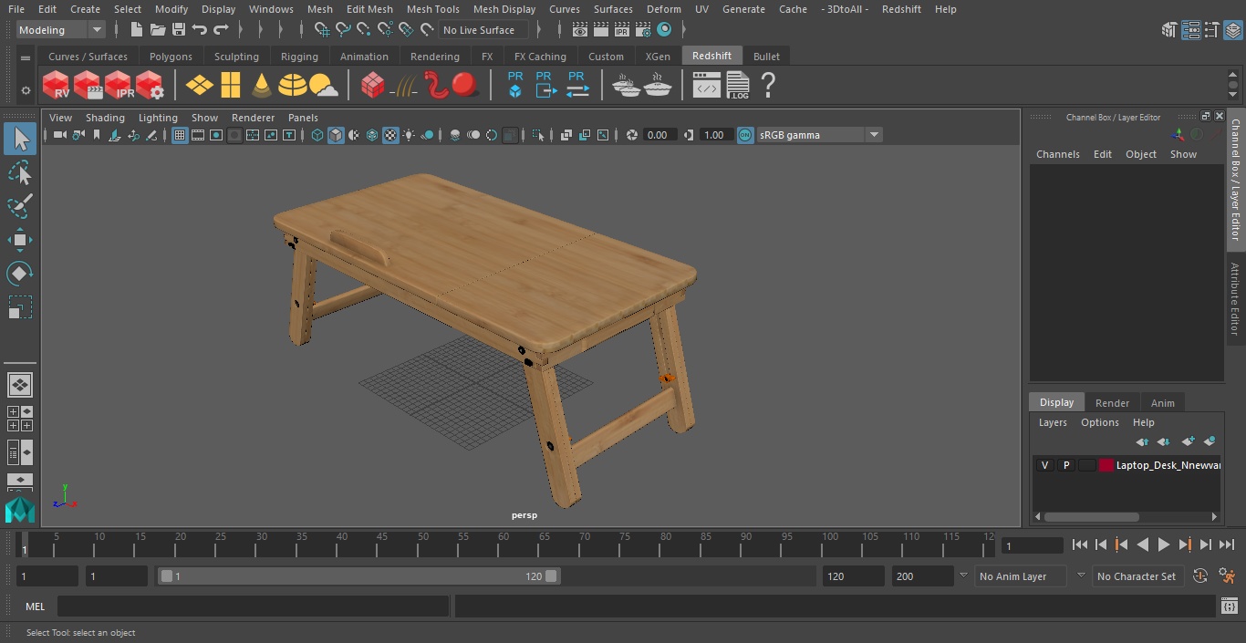 Laptop Desk Nnewvante Table 3D