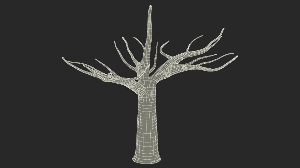 3D Morus Tree Trunk