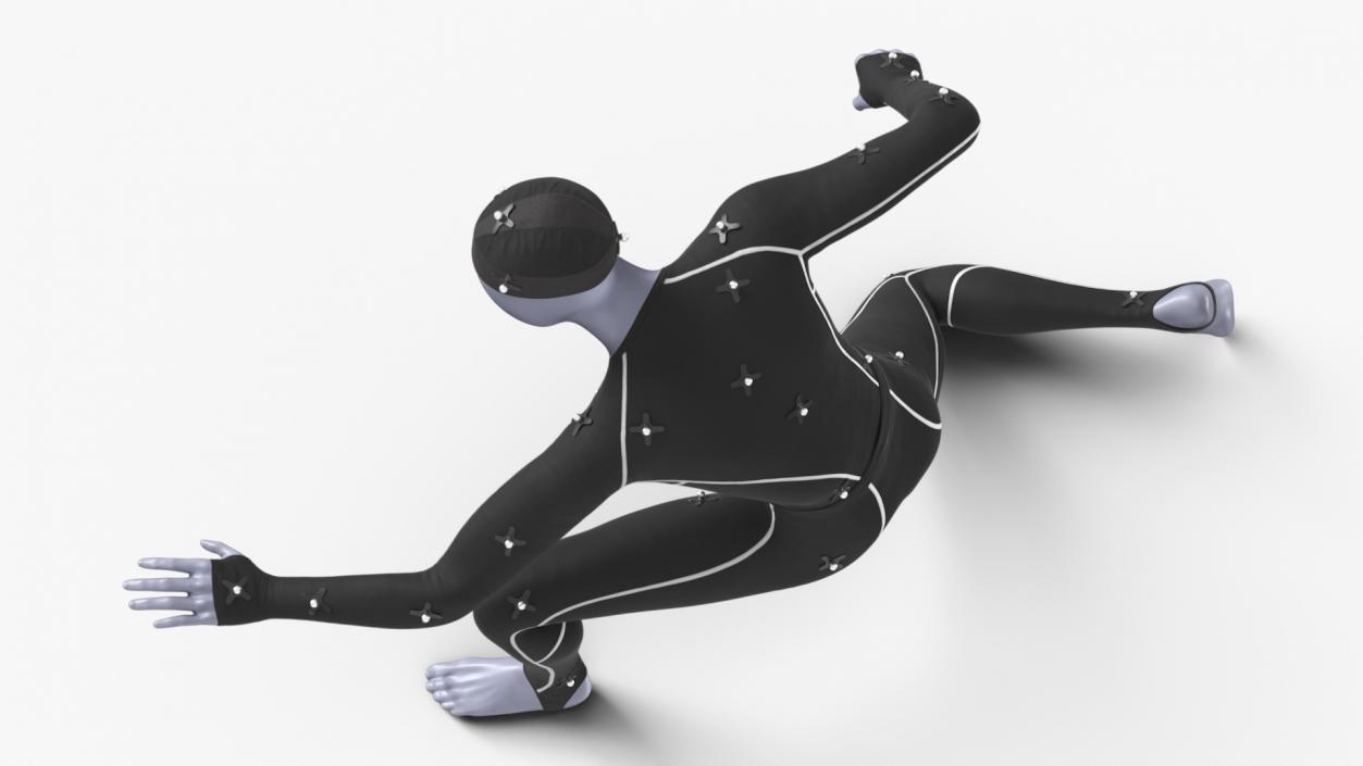 OptiTrack Motion Capture Suit Human Figure 3D