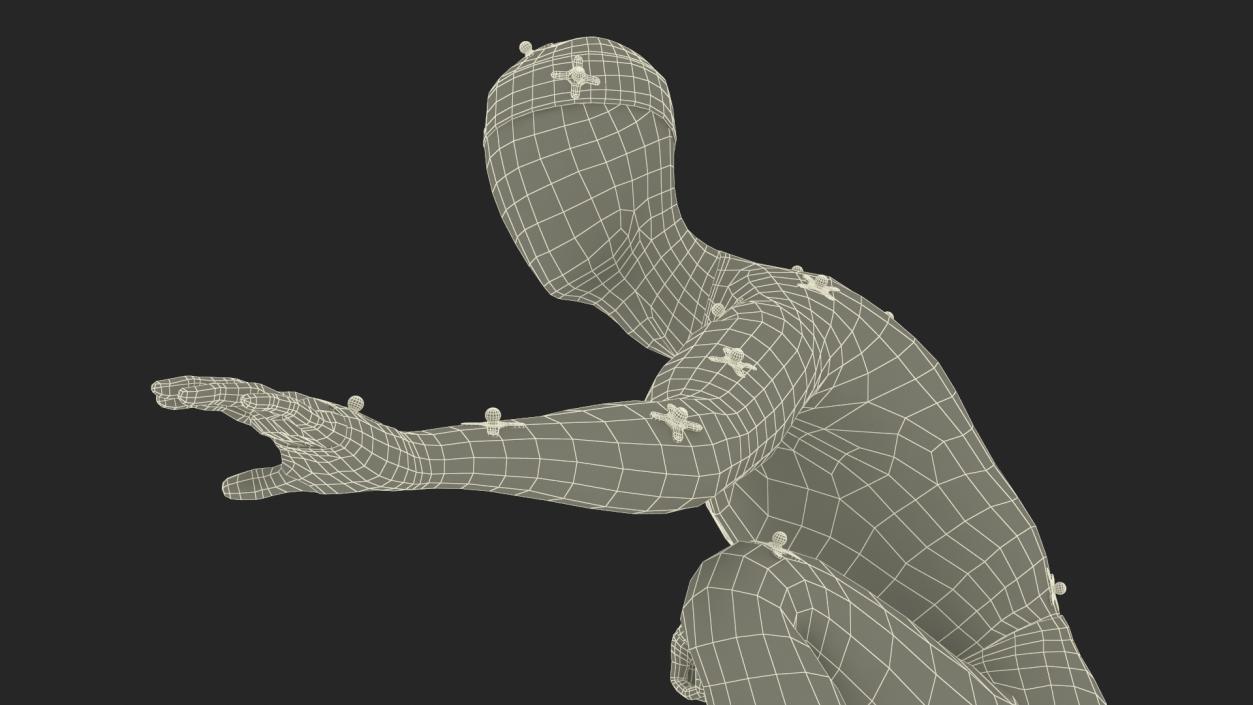 OptiTrack Motion Capture Suit Human Figure 3D