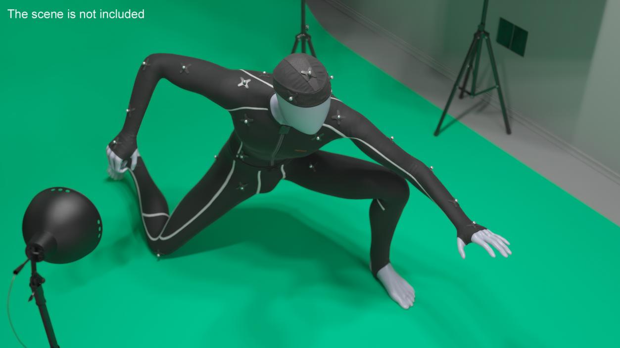 OptiTrack Motion Capture Suit Human Figure 3D