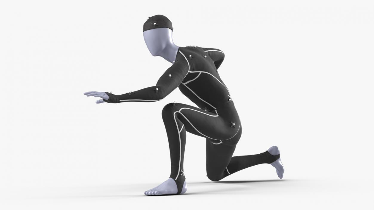 OptiTrack Motion Capture Suit Human Figure 3D