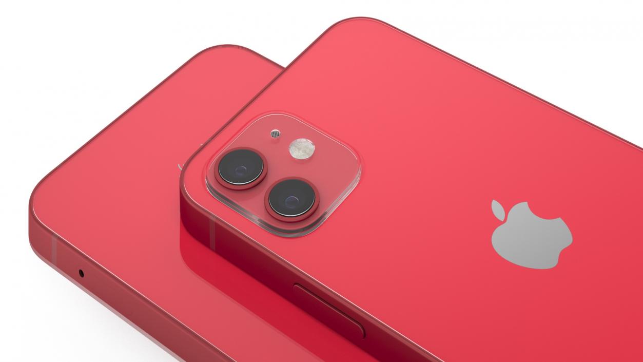 Apple iPhone 12 Product RED 3D