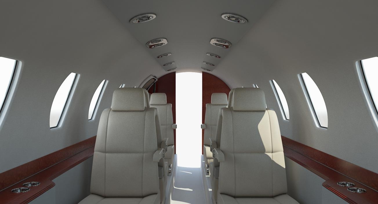 3D Business Jet Interior