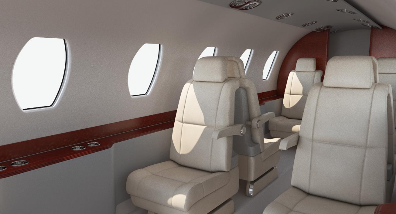 3D Business Jet Interior