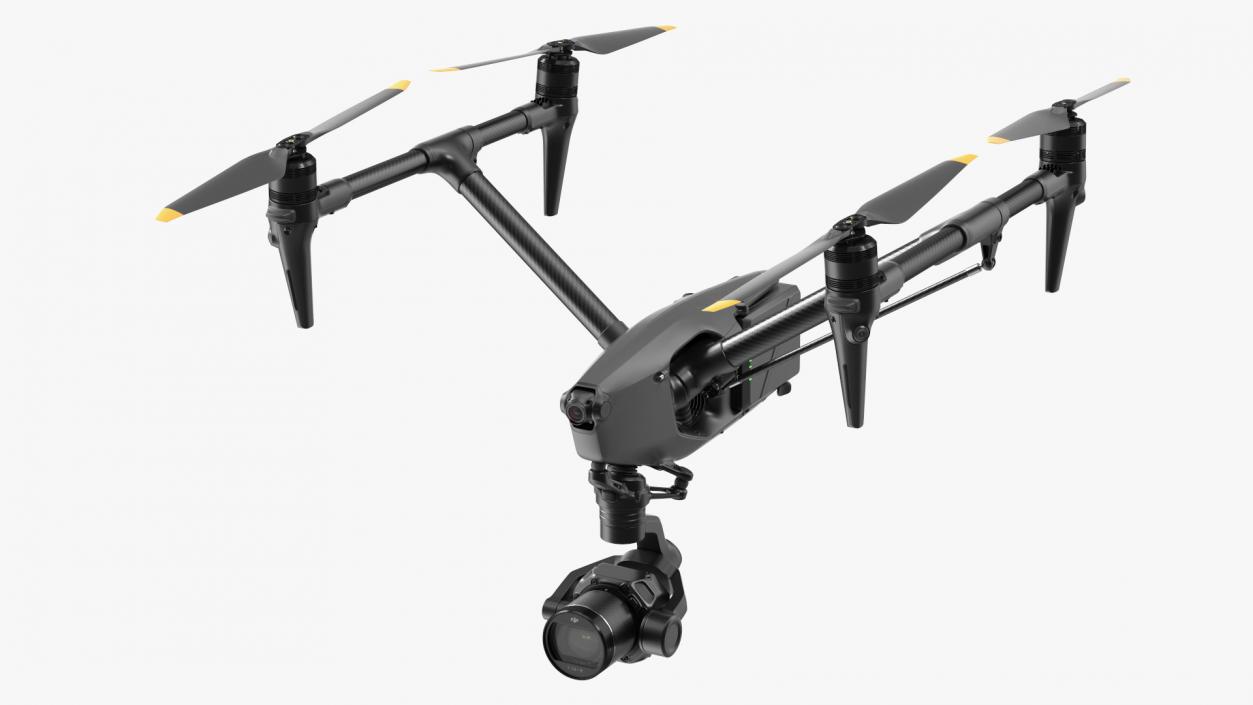 3D model DJI Inspires Drone Rigged