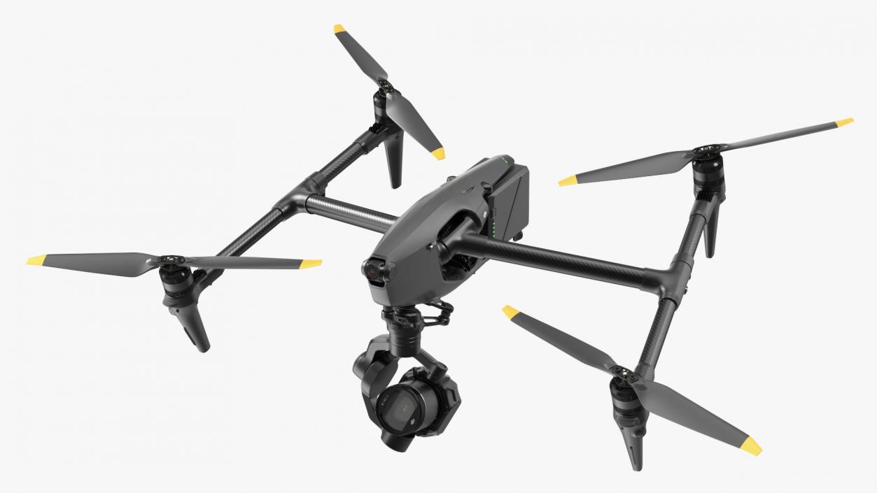 3D model DJI Inspires Drone Rigged