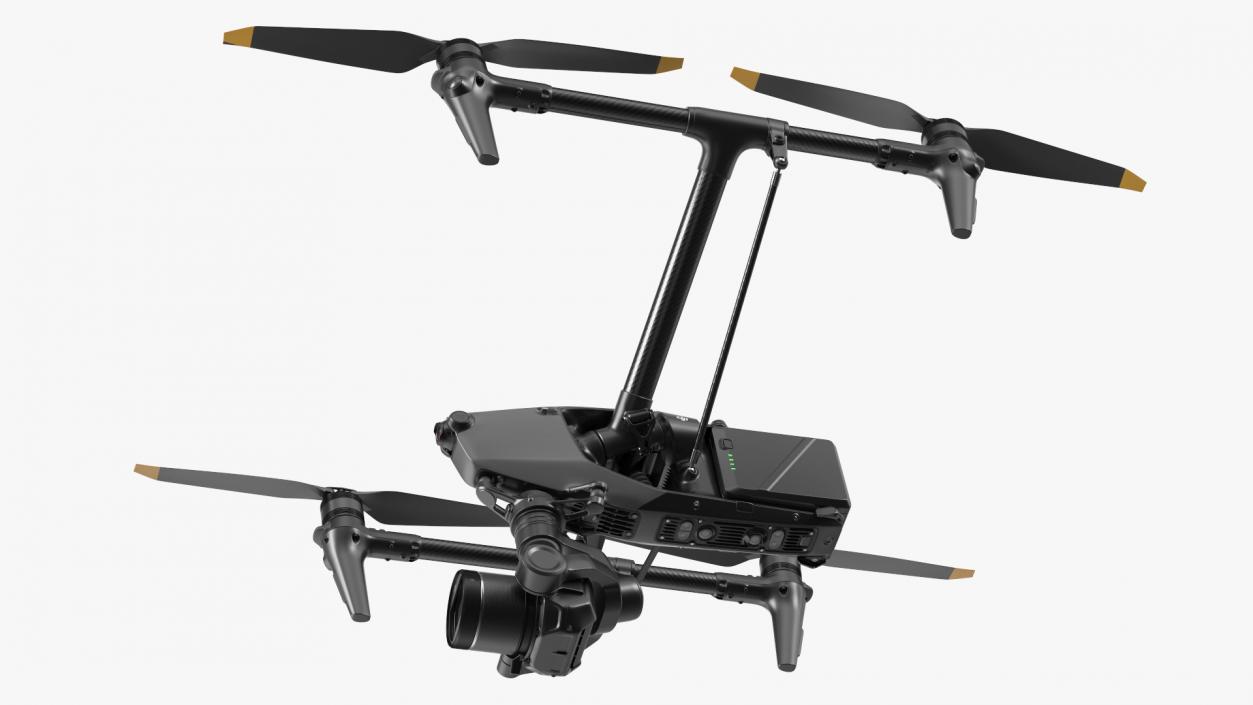 3D model DJI Inspires Drone Rigged