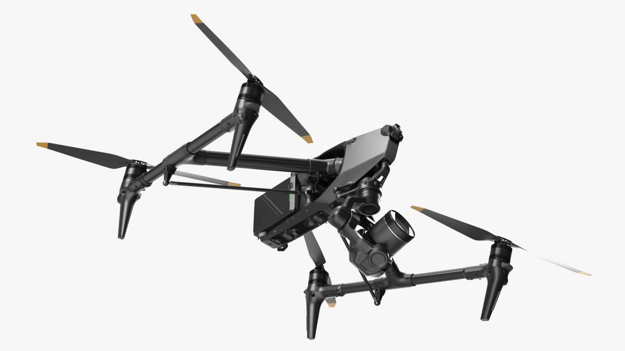 3D model DJI Inspires Drone Rigged