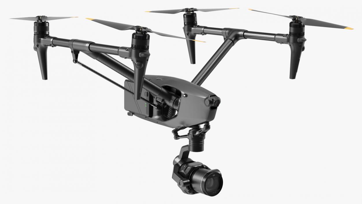 3D model DJI Inspires Drone Rigged