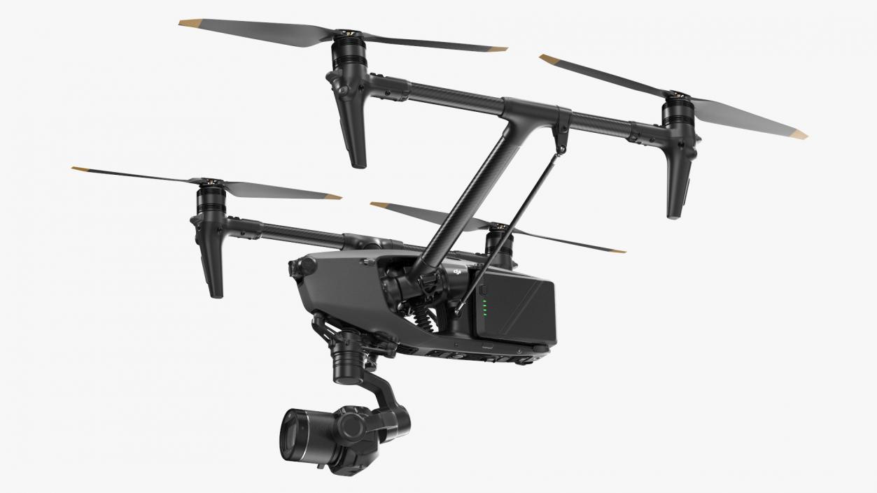 3D model DJI Inspires Drone Rigged