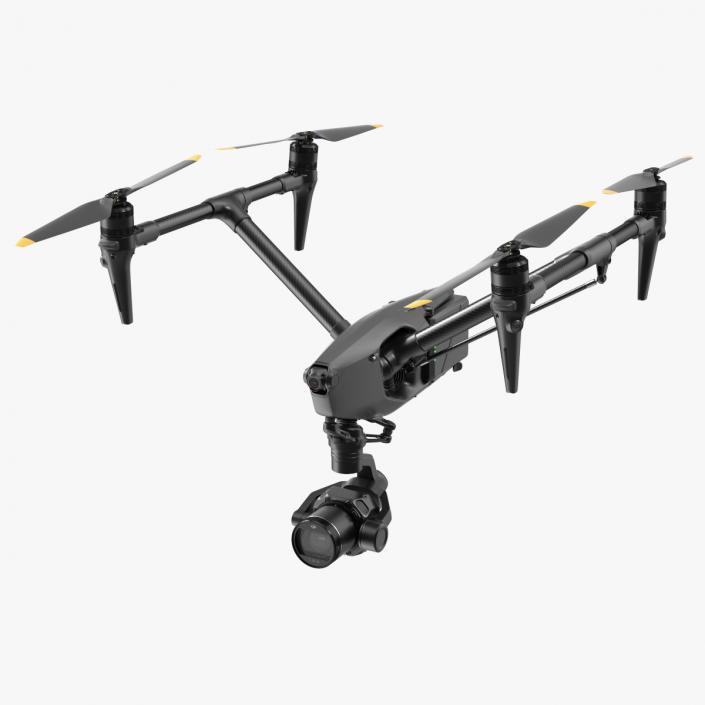 3D model DJI Inspires Drone Rigged