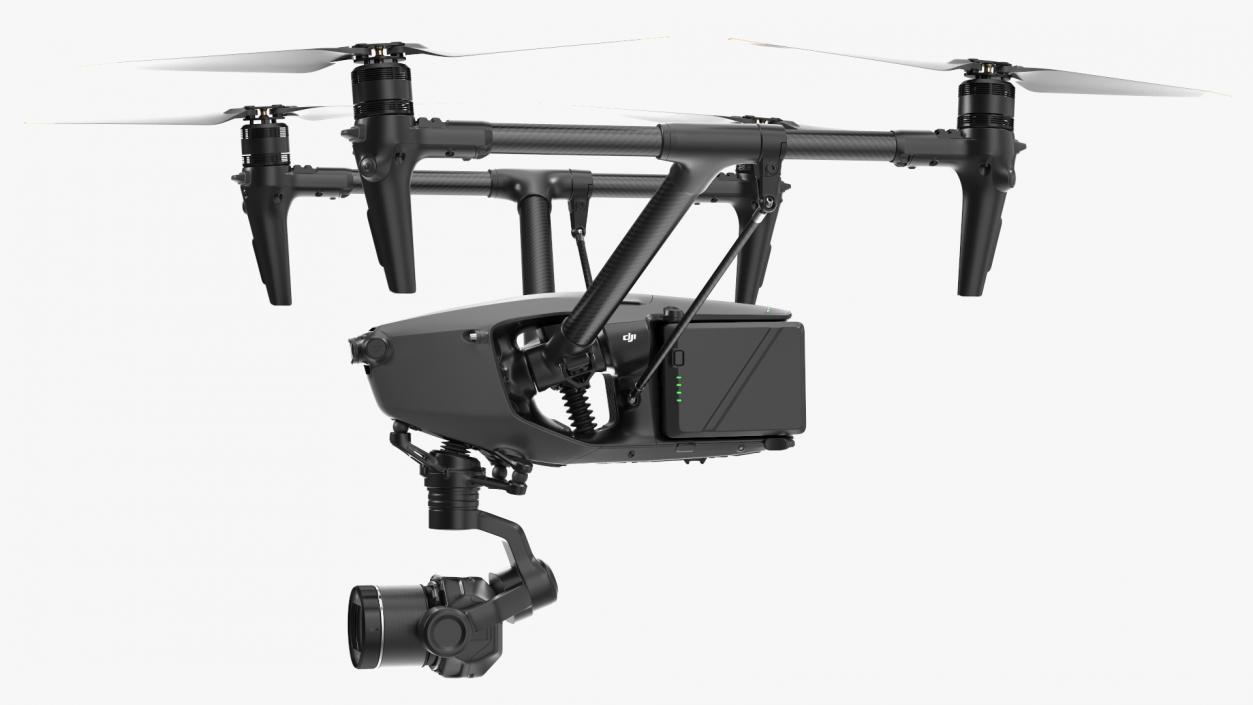 3D model DJI Inspires Drone Rigged